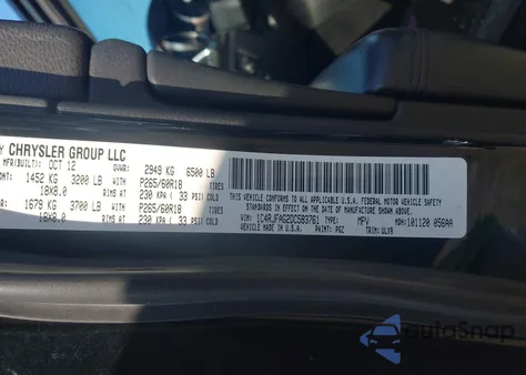 2013 Jeep Grand Cherokee Laredo from USA, damaged, VIN 1C4RJFAG2DC583761